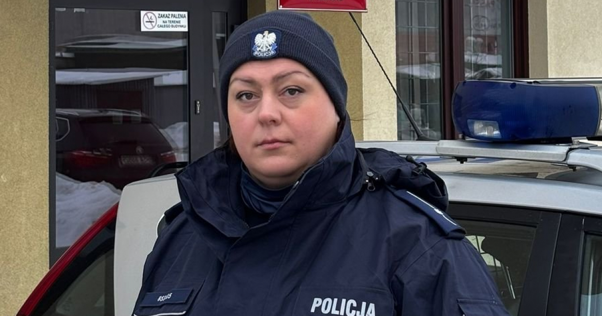 SANOK: Policjantka po służbie ruszyła z pomocą. 54-latek bezpiecznie wrócił do domu