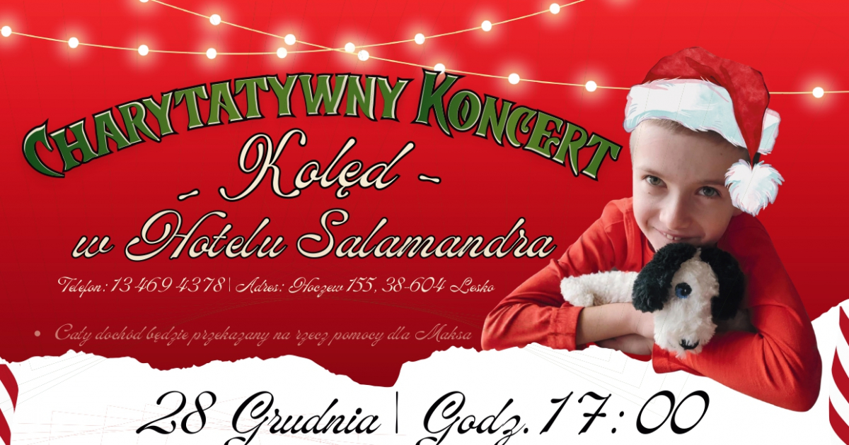 Świąteczna pomoc w rytmie kolęd. Charytatywny koncert dla Maksa Tockiego