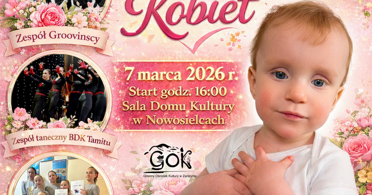 NOWOSIELCE: Koncert charytatywny z okazji Dnia Kobiet. Zagrają i zatańczą dla Ignacego!