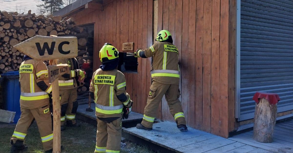 Pożar w radoszyckim „Na Wypale”. Szybka reakcja uratowała kultowe miejsce [ZDJĘCIA]