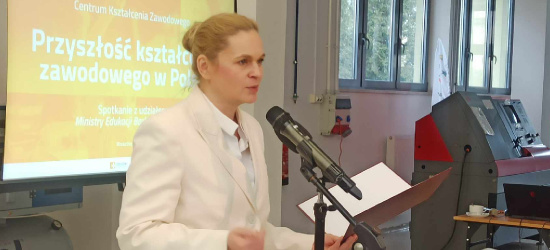 Barbara Nowacka na Podkarpaciu. Ukłon w kierunku szkolnictwa zawodowego (VIDEO, FOTO)