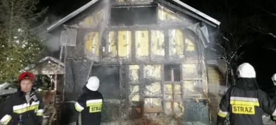 GMINA DYDNIA. Pożar drewnianego domu. Straty na 100 tys. złotych (FOTO)