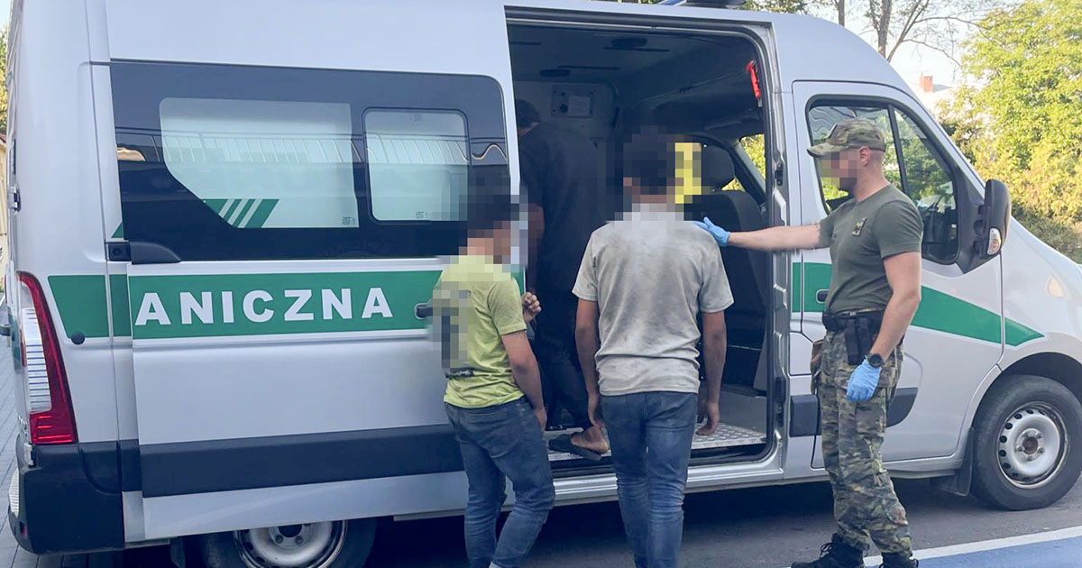 Straż Graniczna zatrzymała czterech Palestyńczyków ukrywających się w naczepie tira