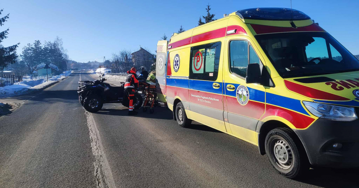 CZASZYN: Akcja ratunkowa w trudno dostępnym terenie. Strażacy OSP ruszyli z pomocą [ZDJĘCIA]