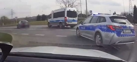Policyjny pościg za kierowcą BMW