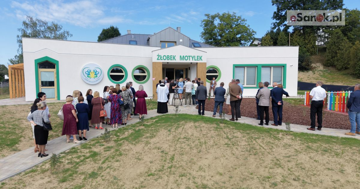 GMINA SANOK. Żłobek Publiczny „Motylek” w Czerteżu oficjalnie otwarty! [VIDEO, ZDJĘCIA]