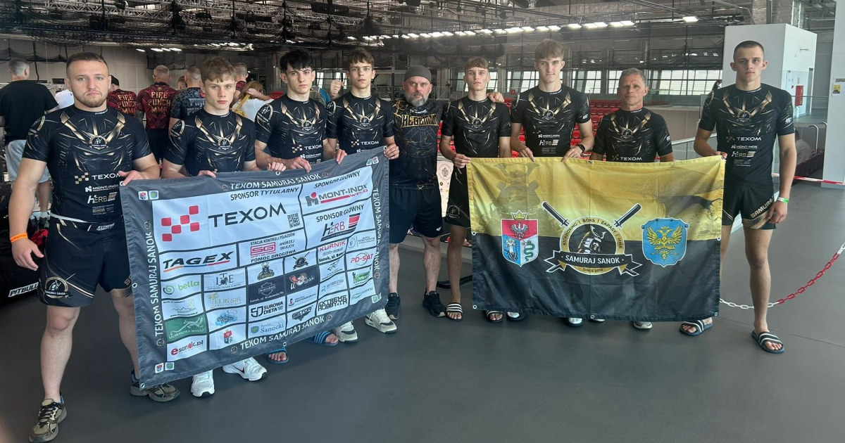 Texom Samuraj Sanok z medalem Mistrzostw Polski MMA! Łukasz Horodejczuk na podium w Puławach