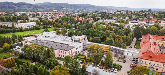 Nowoczesne centrum kardiologiczne w Sanoku już w przyszłym roku [ZDJĘCIA Z LOTU PTAKA]
