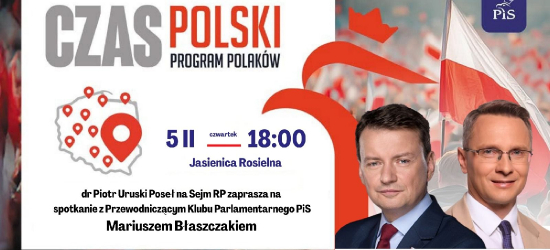 Spotkanie z Mariuszem Błaszczakiem w Jasienicy Rosielnej