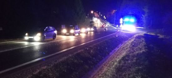 Niebezpiecznie w Zahutyniu. Utrudnienia w ruchu (ZDJĘCIA)