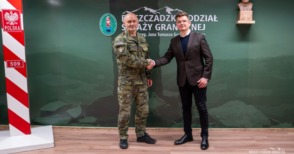 Odział Bieszczadzkiej Straży granicznej odwiedzili przedstawicieli z Muzeum Kresów w Lubaczowie (ZDJĘCIA)