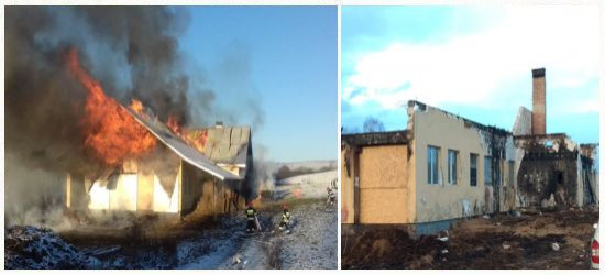 POGORZELCY: Doszczętnie spalił się dom z oborą. Nadal potrzebna jest pomoc!