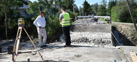 Przebudowa mostu w Nadolanach oraz drogi w Pielni (ZDJĘCIA)