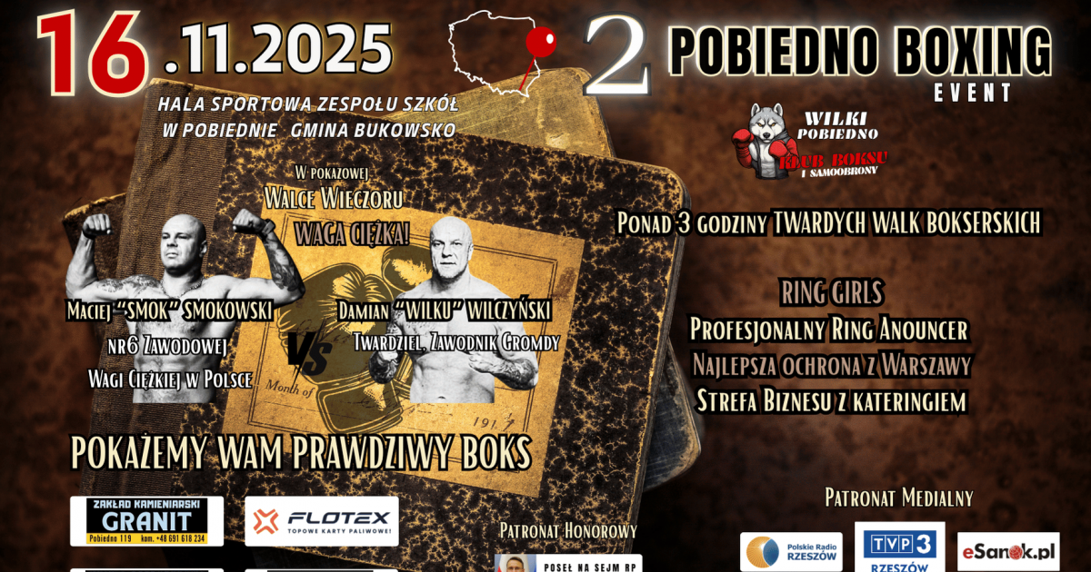 Pobiedno znów w rytmie boksu! Już 16 listopada druga edycja „Pobiedno Boxing”
