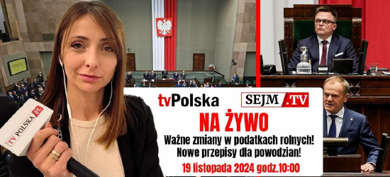 Sejm NA ŻYWO: Zmiany w podatkach. Nowe przepisy (VIDEO)