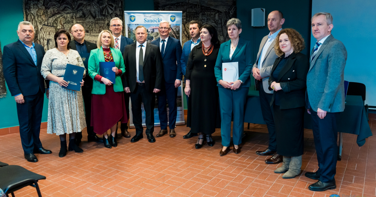 Powiaty sanocki i brzozowski nawiązują współpracę transgraniczną [ZDJĘCIA]