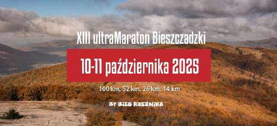 XIII ultraMaraton Bieszczadzki. Jesienne bieganie w sercu Bieszczad