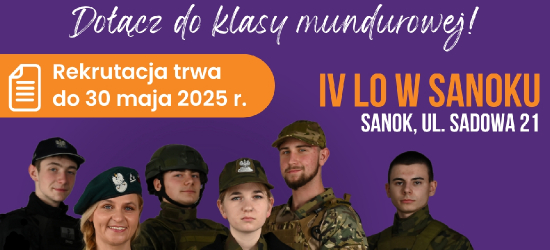 Nowe kierunki w Sanoku – wybierz mundur, przyszłość, działanie!