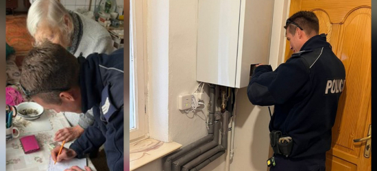 Dzielnicowi z Olszanicy pomogli 91-letniej seniorce