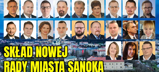 OFICJALNIE: Znamy skład nowej Rady Miasta Sanoka!