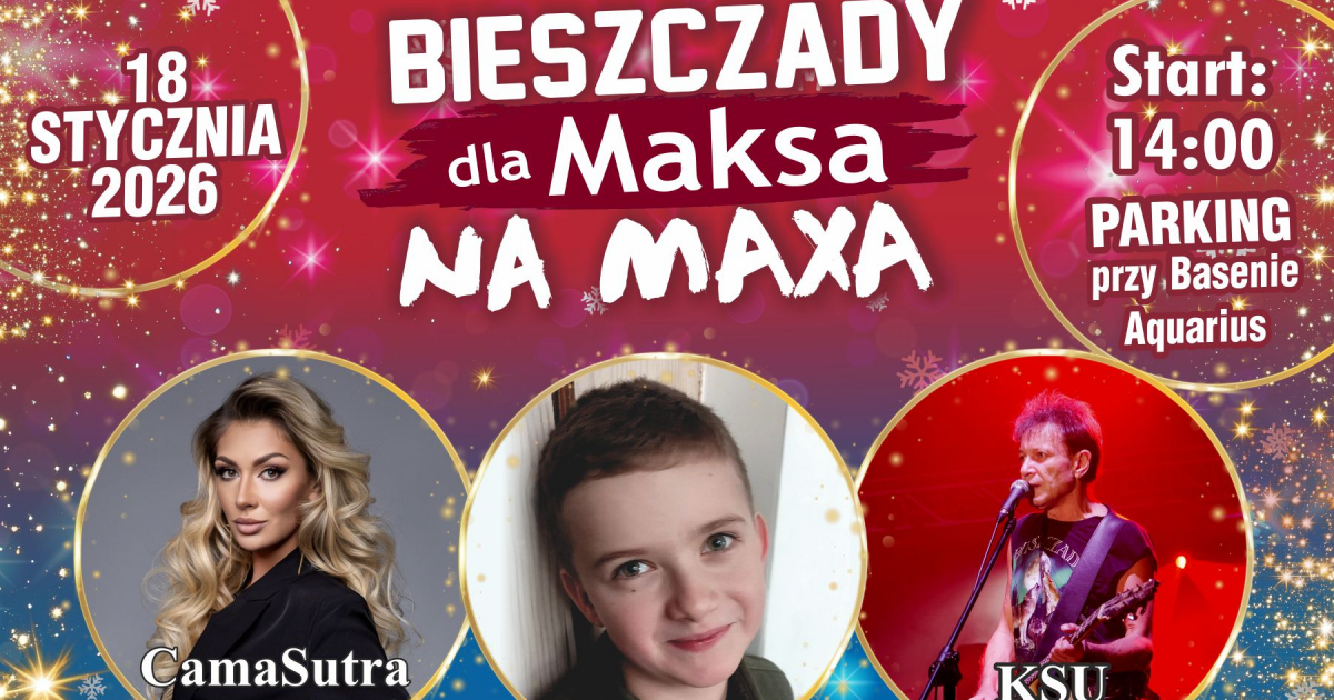 Bieszczady dla Maksa na MAXA. Charytatywny koncert w Lesku już 18 stycznia
