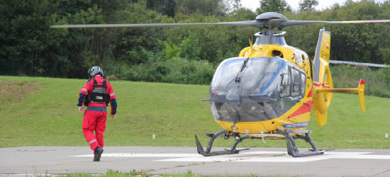 Sanocki szpital z rządowym wsparciem. Ponad 3 mln zł na modernizację lądowiska dla śmigłowców