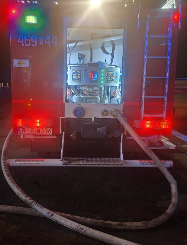 POLAŃCZYK: Nocny pożar domku wypoczynkowego. Straty są ogromne [ZDJĘCIA]