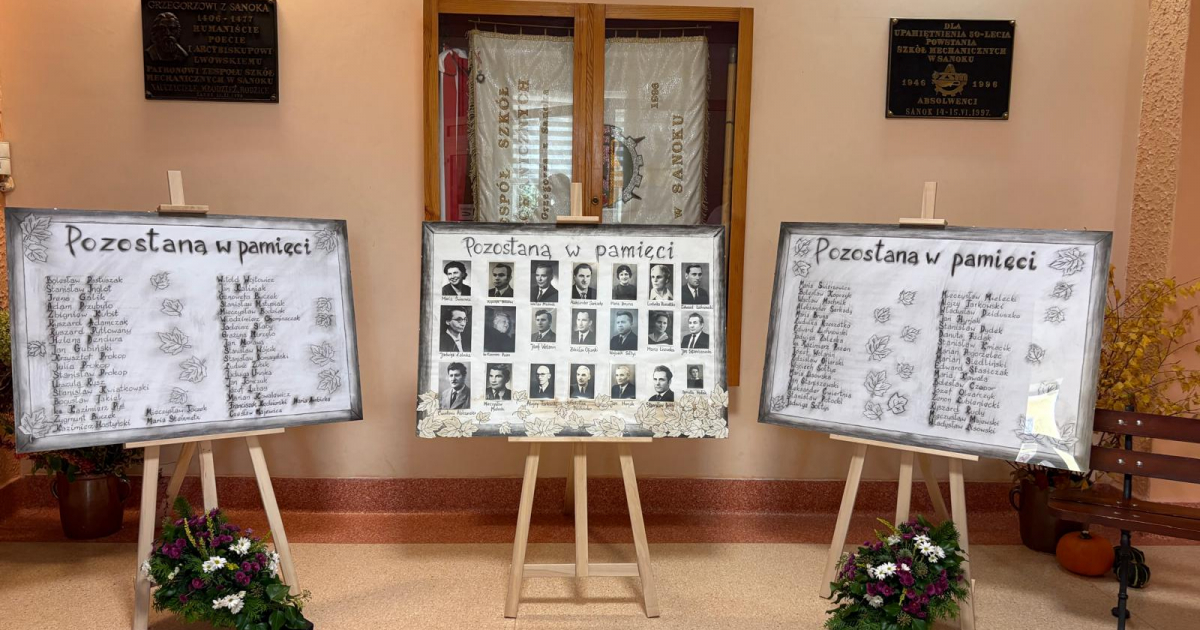 „Mechanik” pamięta o swoich. Hołd dla tych, którzy tworzyli historię szkoły [ZDJĘCIA]