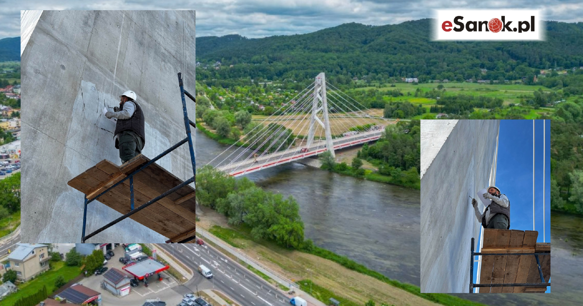 Nowe murale ozdobią pylon Mostu Królowej Zofii w Sanoku