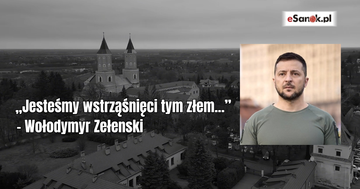 Zełenski o tragedii w Jarosławiu: „Jesteśmy wstrząśnięci tym złem”