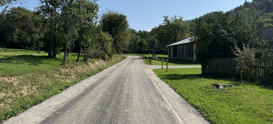 GMINA SANOK: Remont drogi w Dobrej ukończony [ZDJĘCIA]