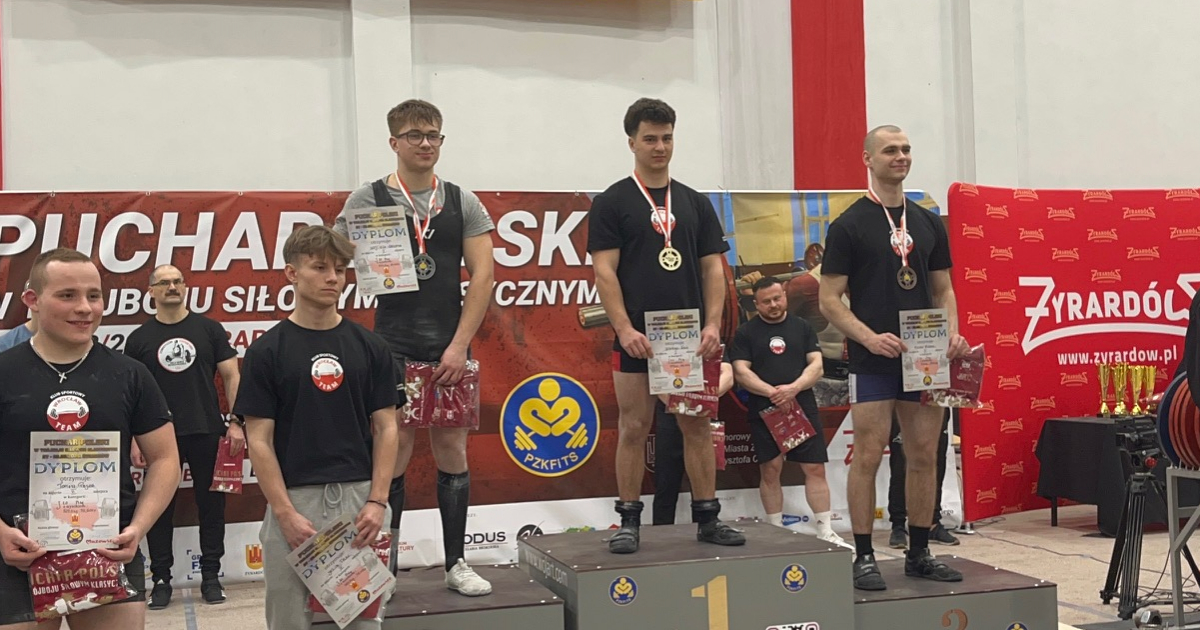 REKORDOWY KONRAD KRÓL! Sanoczanin zdominował Puchar Polski w trójboju siłowym [ZDJĘCIA]