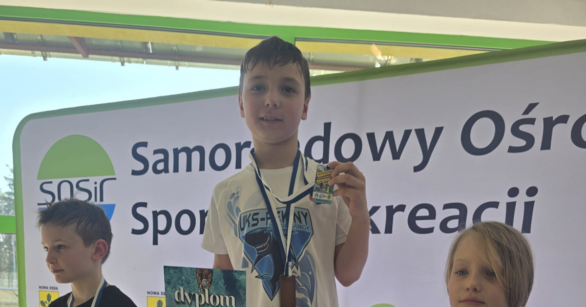 Złoty Sebastian Kmiotek! Sukcesy sanockich pływaków na Mistrzostwach Podkarpacia