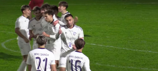 PIŁKA NOŻNA: Wiki Sanok kończy rundę jesienną wysokim zwycięstwem