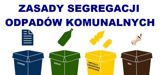 Przypominamy o zasadach segregacji odpadów komunalnych obowiązujących na terenie Gminy Zagórz