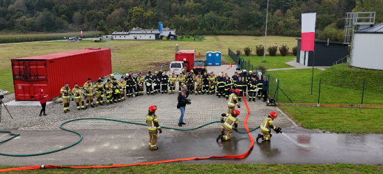 GMINA SANOK: Strażacy OSP z Sanoka i Sačurova doskonalili swoje umiejętności [VIDEO, ZDJĘCIA]