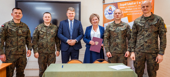21. Batalion Logistyczny w Rzeszowie nawiązał współpracę z IV LO w Sanoku