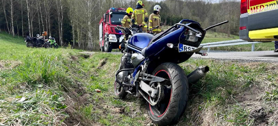 IZDEBKI: Wypadek motocyklisty na popularnych serpentynach (ZDJĘCIA)