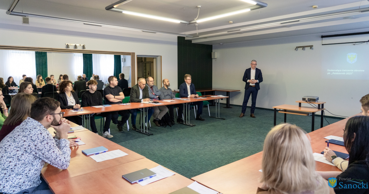 Starostwo Powiatowe w Sanoku doskonaliło procedury obronne [ZDJĘCIA]