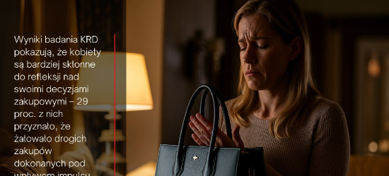 KRD: Mężczyźni kupują szybciej, kobiety żałują częściej