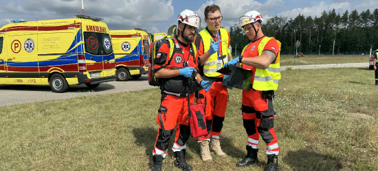Bieszczadzkie Pogotowie Ratunkowe w ćwiczeniach symulujących katastrofę lotniczą (ZDJĘCIA)