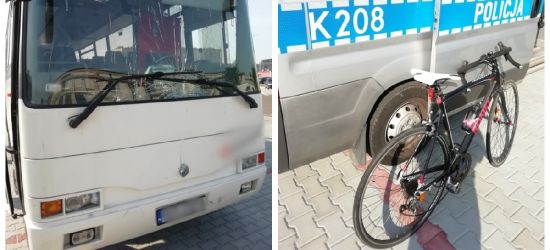 Śmiertelne potrącenie. Autobus zderzył się z rowerzystą w Krośnie (FOTO)