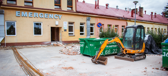 Trwa remont Szpitalnego Oddziału Ratunkowego w Sanoku [ZDJĘCIA]