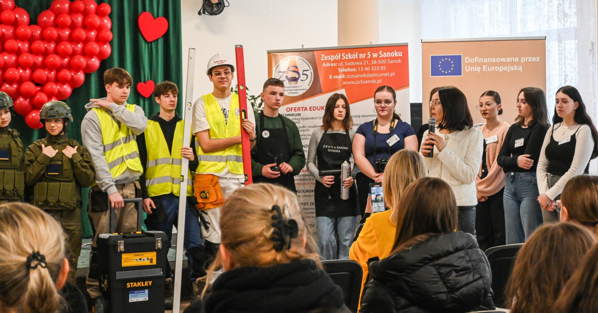 SANOK: Tłumy młodzieży na Dniach Otwartych w ZS5 [ZDJĘCIA]