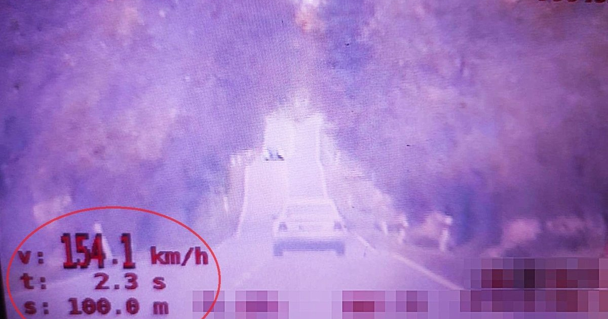Pędził Audi 154 km/h