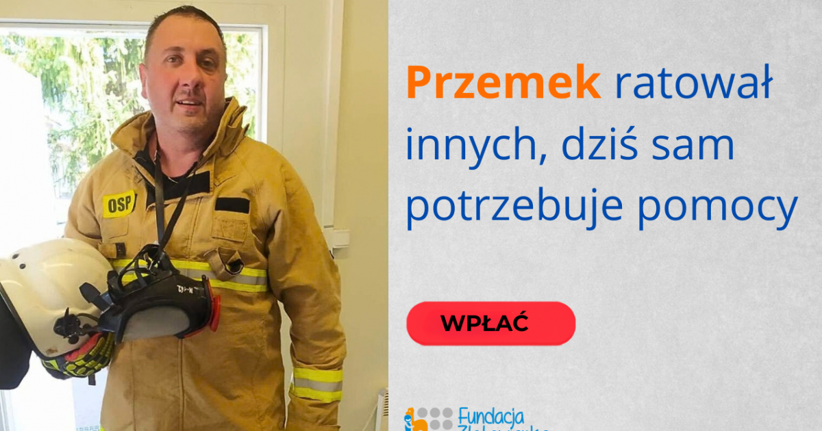 Tragiczny wypadek w remizie OSP. Strażak z Rymanowa walczy o życie. Potrzebna pomoc!