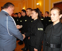 45 nowych policjantów złożyło uroczyste ślubowanie (ZDJĘCIA)