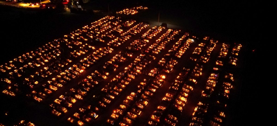 SANOK: Cmentarz południowy z lotu ptaka [VIDEO, ZDJĘCIA]