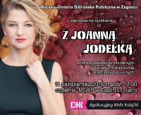 Spotkanie z Joanną Jodełką, autorką powieści kryminalnych