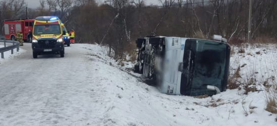 POLSKA112: Znane są szczegóły wypadku autokaru w Bieszczadach (ZDJĘCIA)